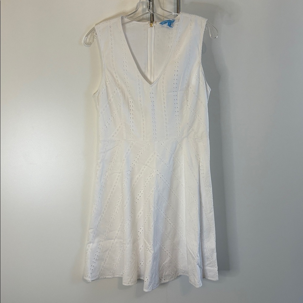 💖 Draper James White Eyelet Dress 6